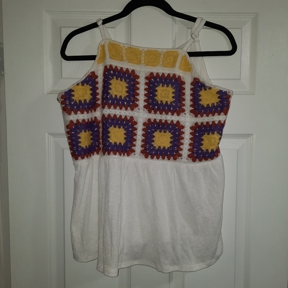 🌟 Maurices crocheted peplum tank top size xl NWT - Picture 6 of 6